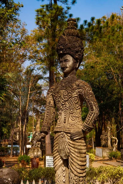 Skulptur Architektur Und Symbole Des Buddhismus Thailand Südostasien — Stockfoto