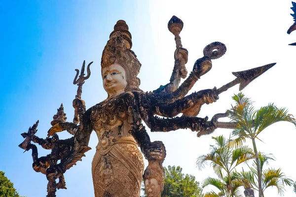Άγαλμα Ενός Βούδα Στην Ταϊλάνδη — Φωτογραφία Αρχείου