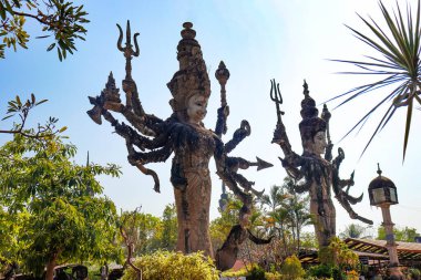 Tayland. Nong Khai. Buddha Parkı