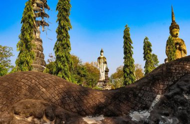 Tayland. Nong Khai. Buddha Parkı