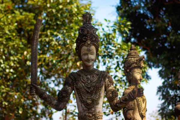 Tayland Nong Khai Buddha Parkı — Stok fotoğraf