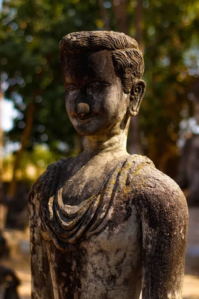 Thailand Jag Heter Nong Khai Buddha Park — Stockfoto