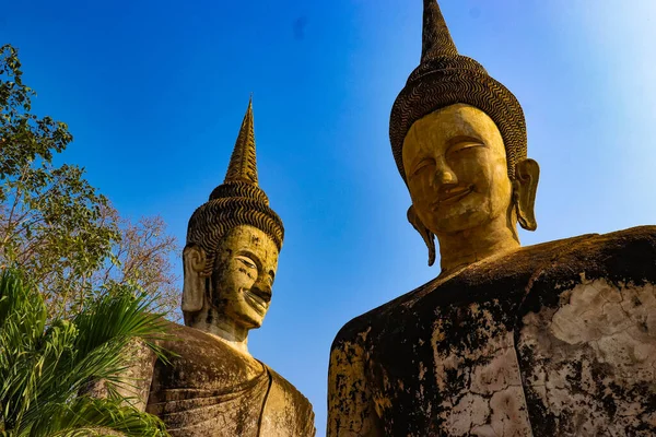 Thailand Jag Heter Nong Khai Buddha Park — Stockfoto