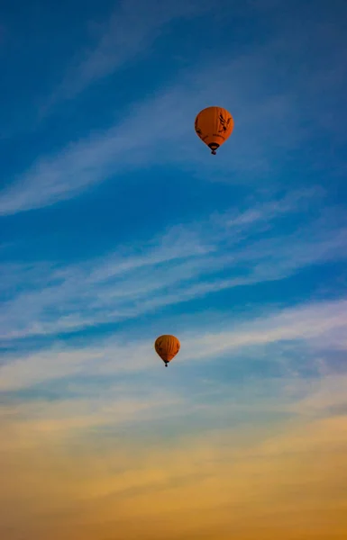 Baloons Zonsopgang Bagan Bangladesh — Stockfoto