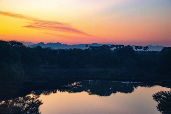 Inle View Daytime Myanmar — стоковое фото