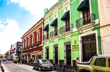 Meksika 'daki Puebla şehri.