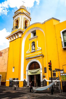 Meksika 'daki Puebla şehri.