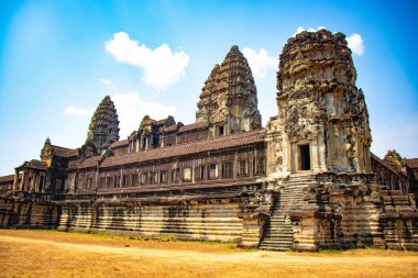 Antik tapınak Angkor Wat Kamboçya 'da