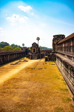 Antik tapınak Angkor Wat Kamboçya 'da