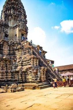 Antik tapınak Angkor Wat Kamboçya 'da