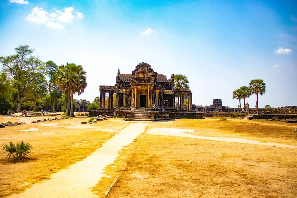 Έδαφος Angkor Wat Temple Καμπότζη — Φωτογραφία Αρχείου
