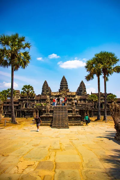Территория Ангкор Ват — стоковое фото