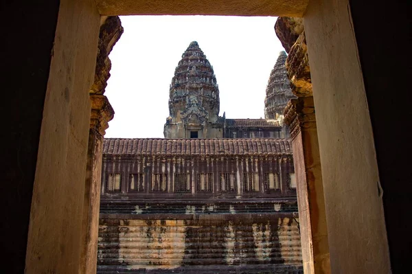 Ancient Temple Angkor Wat Cambodia — Stock Photo, Image