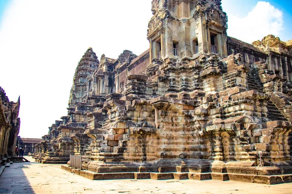Oude Tempel Angkor Wat Cambodja — Stockfoto