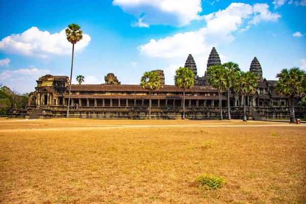 Architecture Style Asiatique Temple Angkor Wat Cambodge — Photo