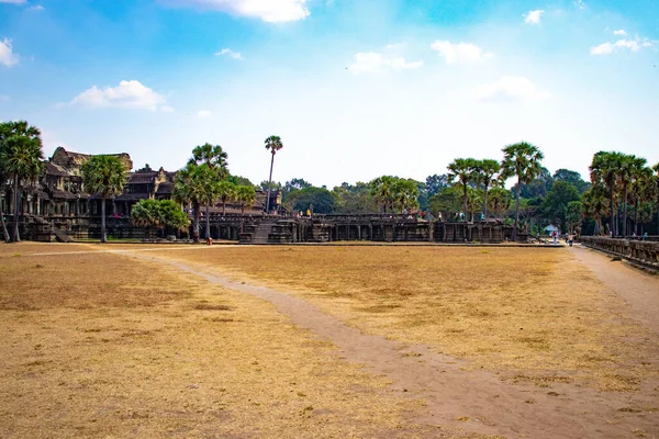 Architecture Style Asiatique Temple Angkor Wat Cambodge — Photo