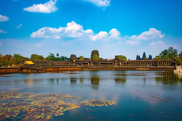 Буддийский Храм Ангкора Камбодже — стоковое фото