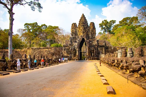 Buddhistický Chrám Angkor Wat Kambodža — Stock fotografie