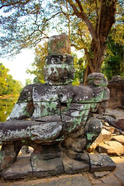 Angkor Wat tapınağının kalıntıları, Kamboçya 