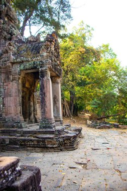 Angkor Wat tapınağının kalıntıları, Kamboçya 