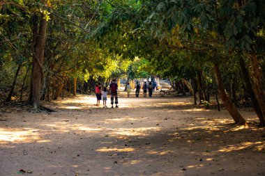 Antik tapınak Angkor Wat Kamboçya 'da