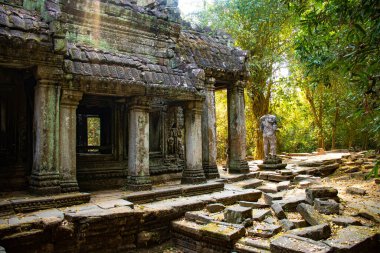 Antik tapınak Angkor Wat Kamboçya 'da