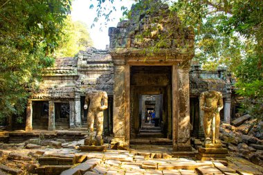 Antik tapınak Angkor Wat Kamboçya 'da
