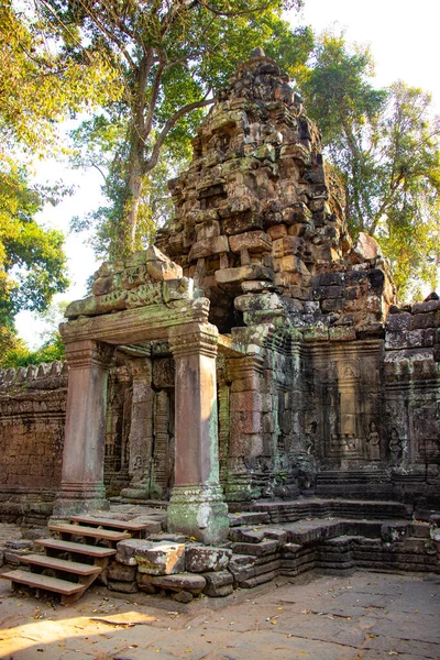 Angkor Wat Tapınağının Kalıntıları Kamboçya — Stok fotoğraf