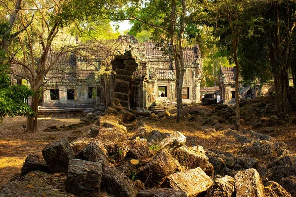 Antiker Tempel Angkor Wat Kambodscha — Stockfoto