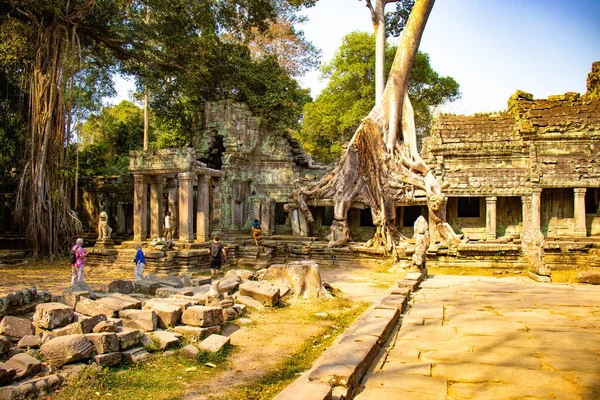 Tempelruinen Von Angkor Wat Kambodscha — Stockfoto