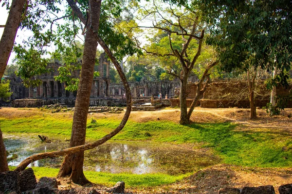 Stentempel Angkor Wat Kambodja — Stockfoto