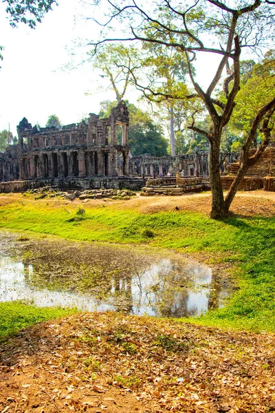 Stentempel Angkor Wat Kambodja — Stockfoto
