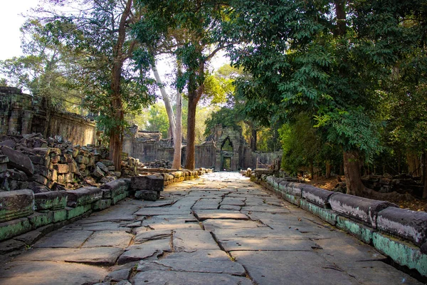 Angkor Wat Tapınağı Mimarisi Kamboçya — Stok fotoğraf