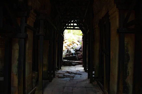 Arquitetura Templo Angkor Wat Camboja — Fotografia de Stock