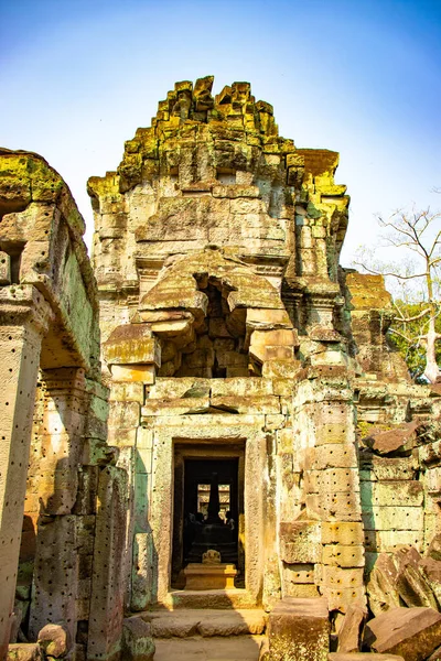 Angkor Wat Tapınağı Mimarisi Kamboçya — Stok fotoğraf