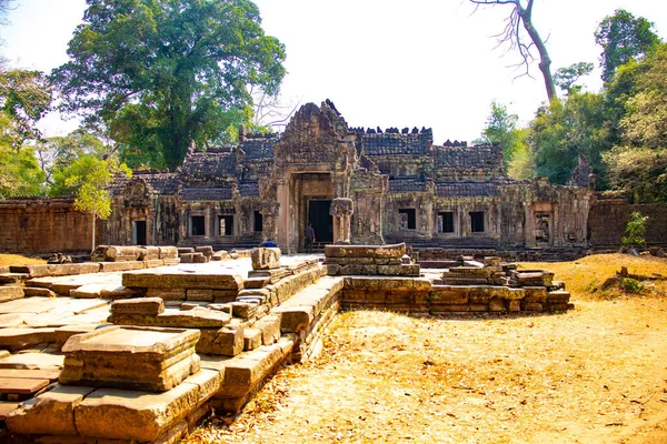 Angkor Wat Chrám Architektura Kambodža — Stock fotografie