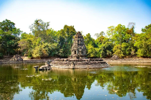 Arquitetura Templo Angkor Wat Camboja — Fotografia de Stock