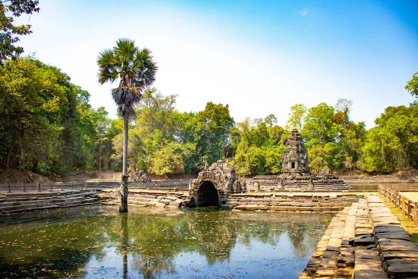 Arquitetura Templo Angkor Wat Camboja — Fotografia de Stock