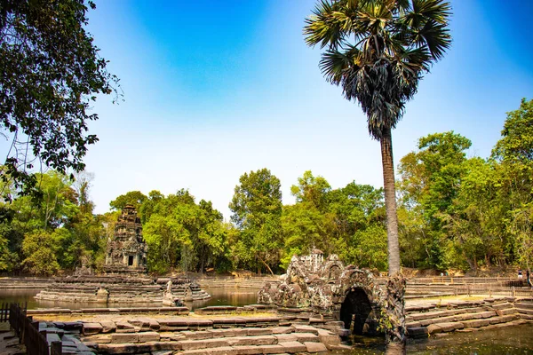 Angkor Wat Tempelarkitektur Kambodja — Stockfoto