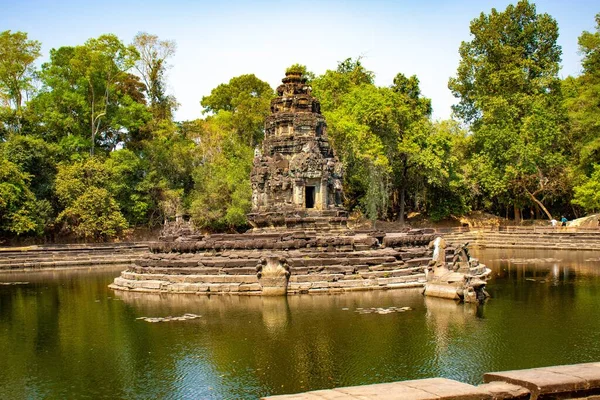 Arquitetura Templo Angkor Wat Camboja — Fotografia de Stock