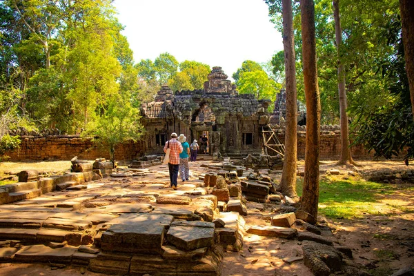 Templo Piedra Angkor Wat Camboya —  Fotos de Stock