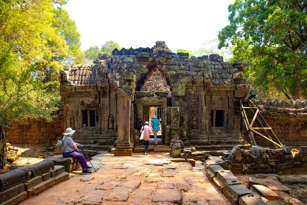 Steintempel Angkor Wat Kambodscha — Stockfoto