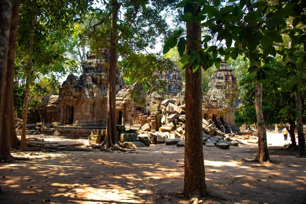 Stenen Tempel Angkor Wat Cambodja — Stockfoto