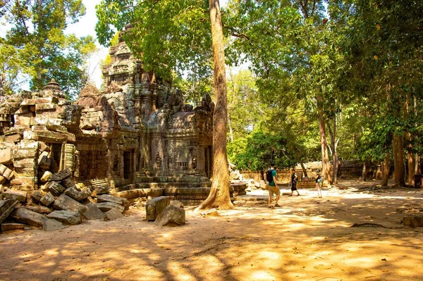 Templu Piatră Angkor Wat Cambodgia — Fotografie, imagine de stoc