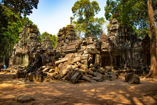 Steintempel Angkor Wat Kambodscha — Stockfoto