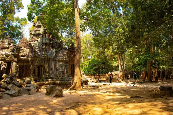 柬埔寨吴哥窟石寺 — 图库照片