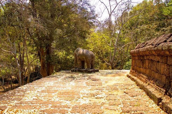 Kamenný Chrám Angkor Wat Kambodža — Stock fotografie