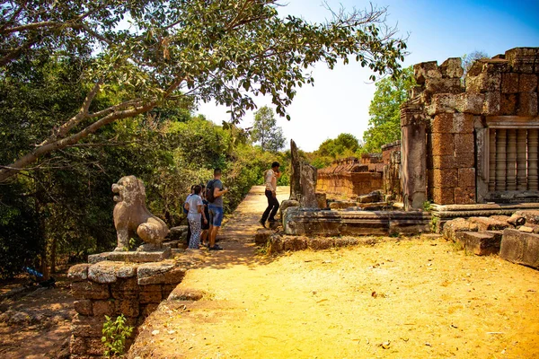 Templo Piedra Angkor Wat Camboya — Foto de Stock