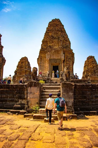 Angkor Wat Temple Dne Kambodža — Stock fotografie