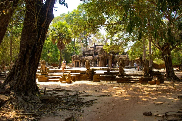 Angkor Wat Temple Pendant Journée Cambodge — Photo